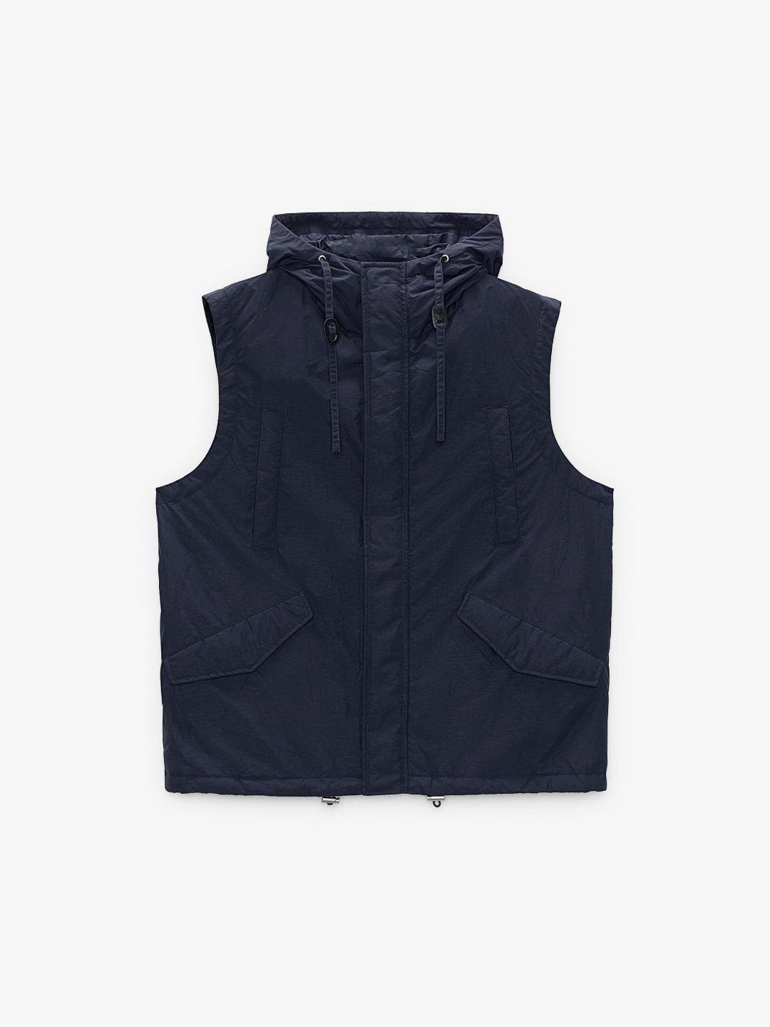 

ZARA Men Navy Blue Waistcoat