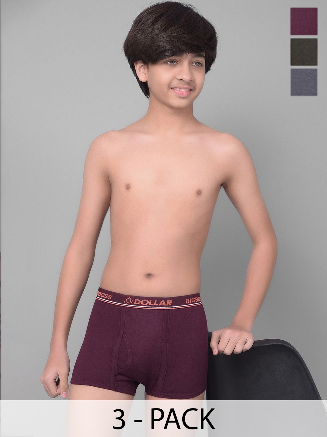 

Dollar Bigboss Boys Pack Of 3 Assorted Trunk MBKTR-01-MINI-PO3-CO5