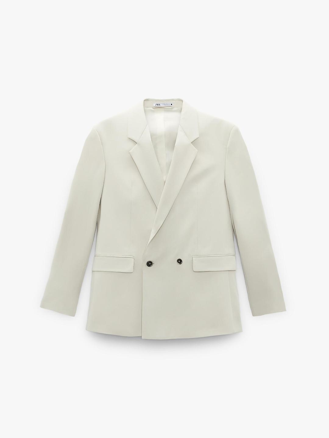 

ZARA Men Grey Blazers