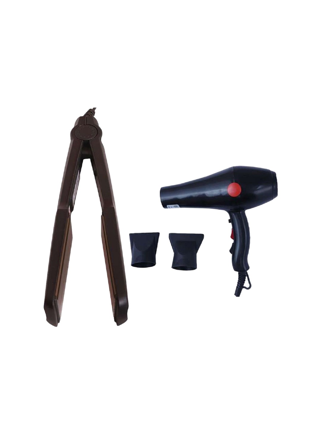 

UKSTYLZ 2000 Watt Hair Dryer With Hair Straighter 329, Black