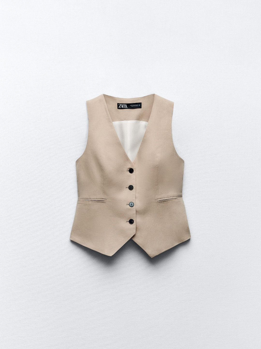 

ZARA Women Brown Waistcoat
