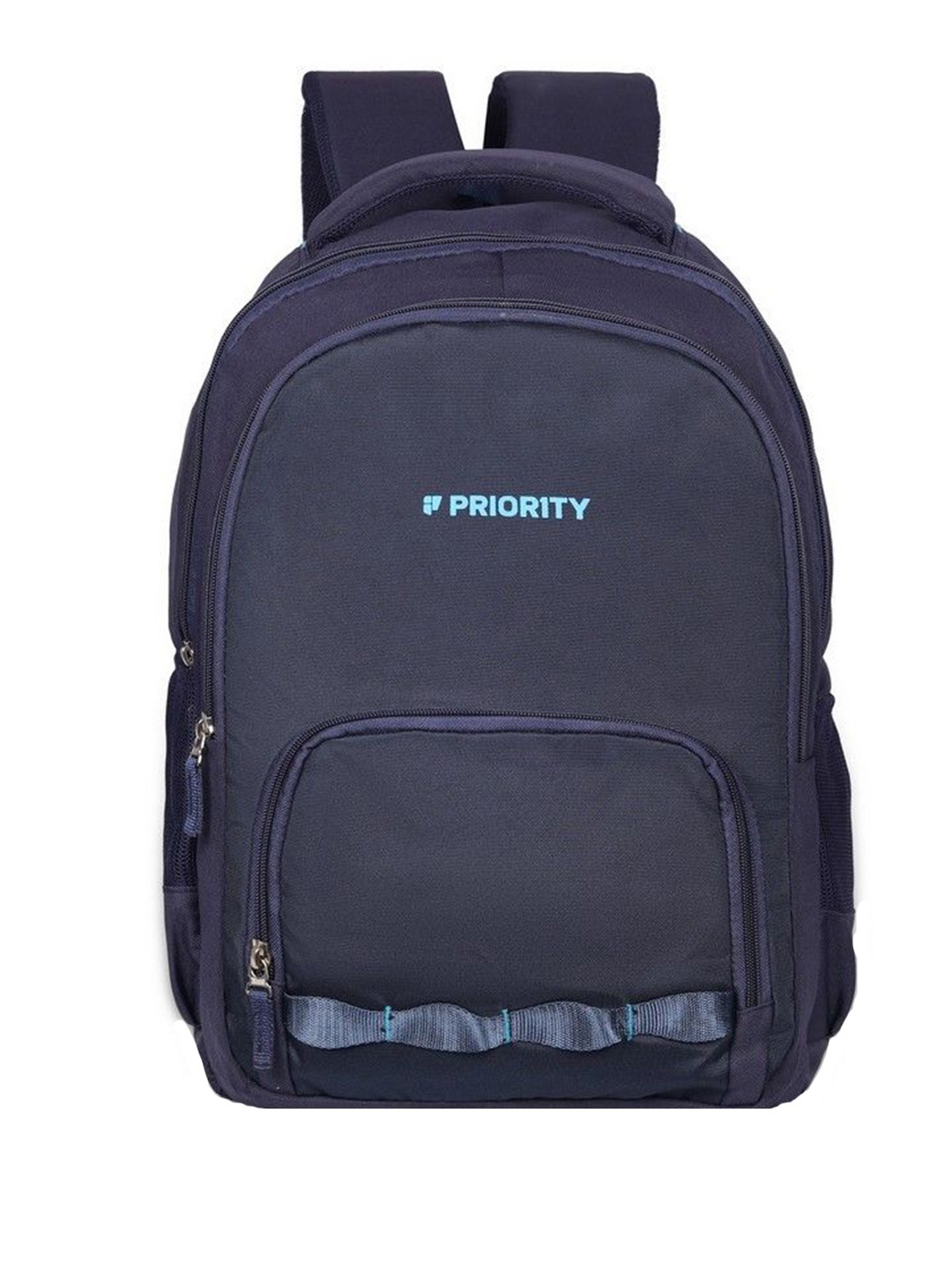 

Priority Unisex Solid Typography Backpack, Navy blue