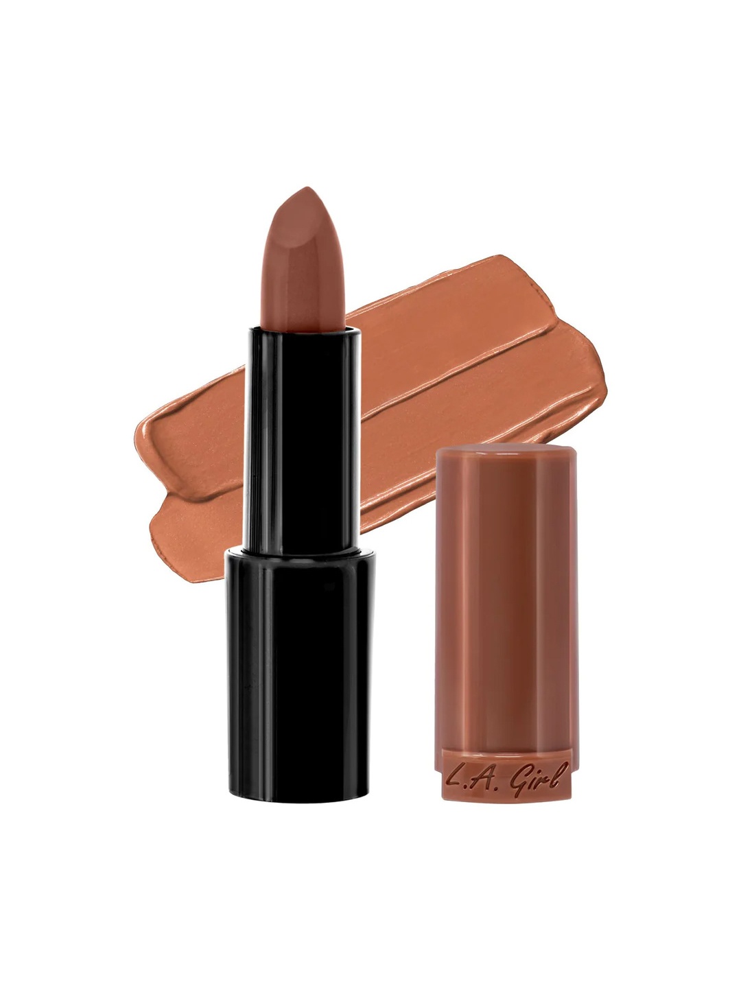 

L.A Girl Pretty & Plump Creamy Lipstick with Vitamin E & Shea Butter - Pout Please, Brown