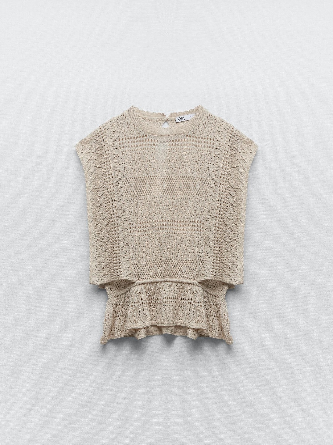 

ZARA Adults-Women Tops, Beige
