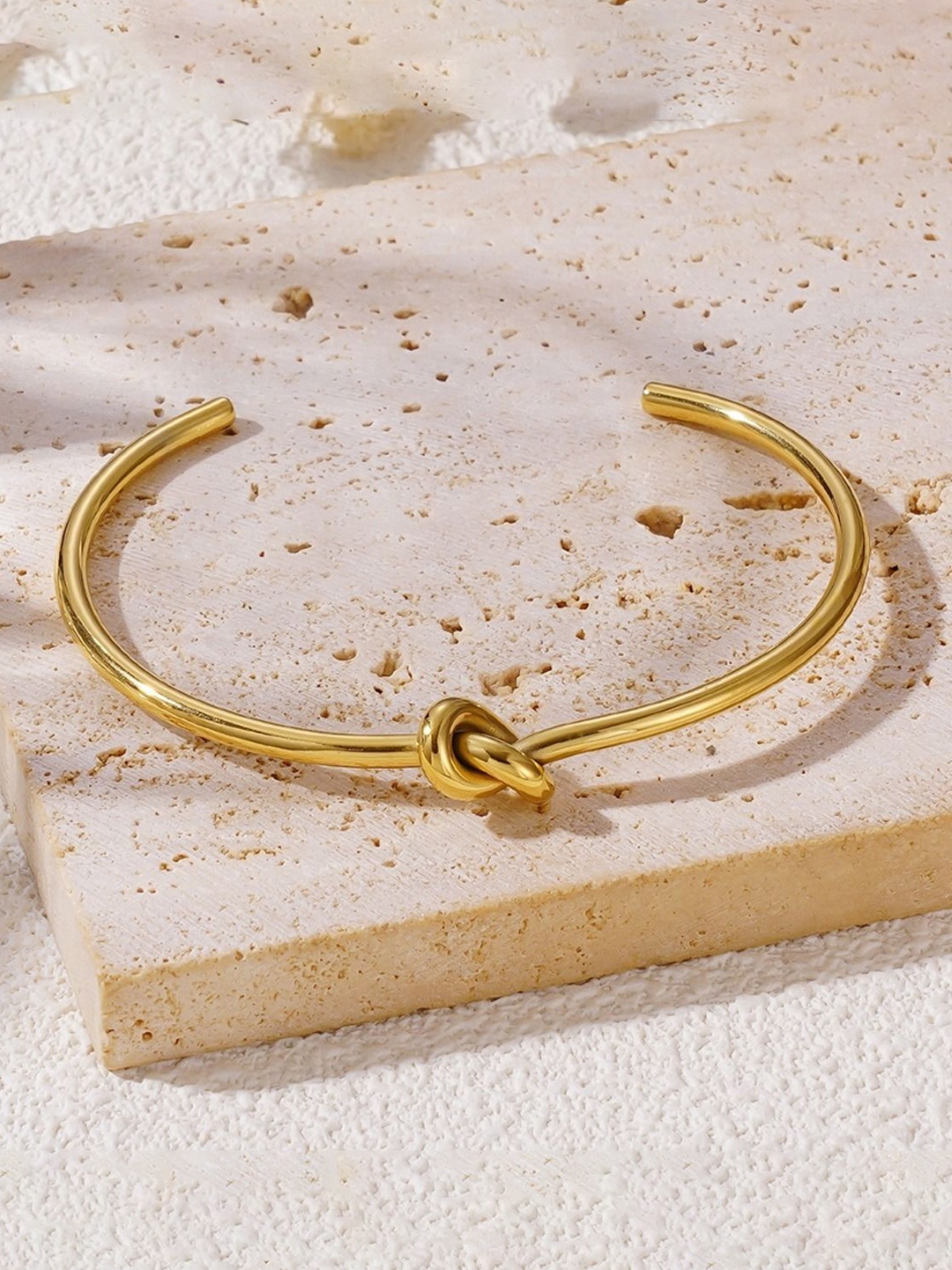 

MYKI Gold-Plated Stainless Steel Kada Bracelet