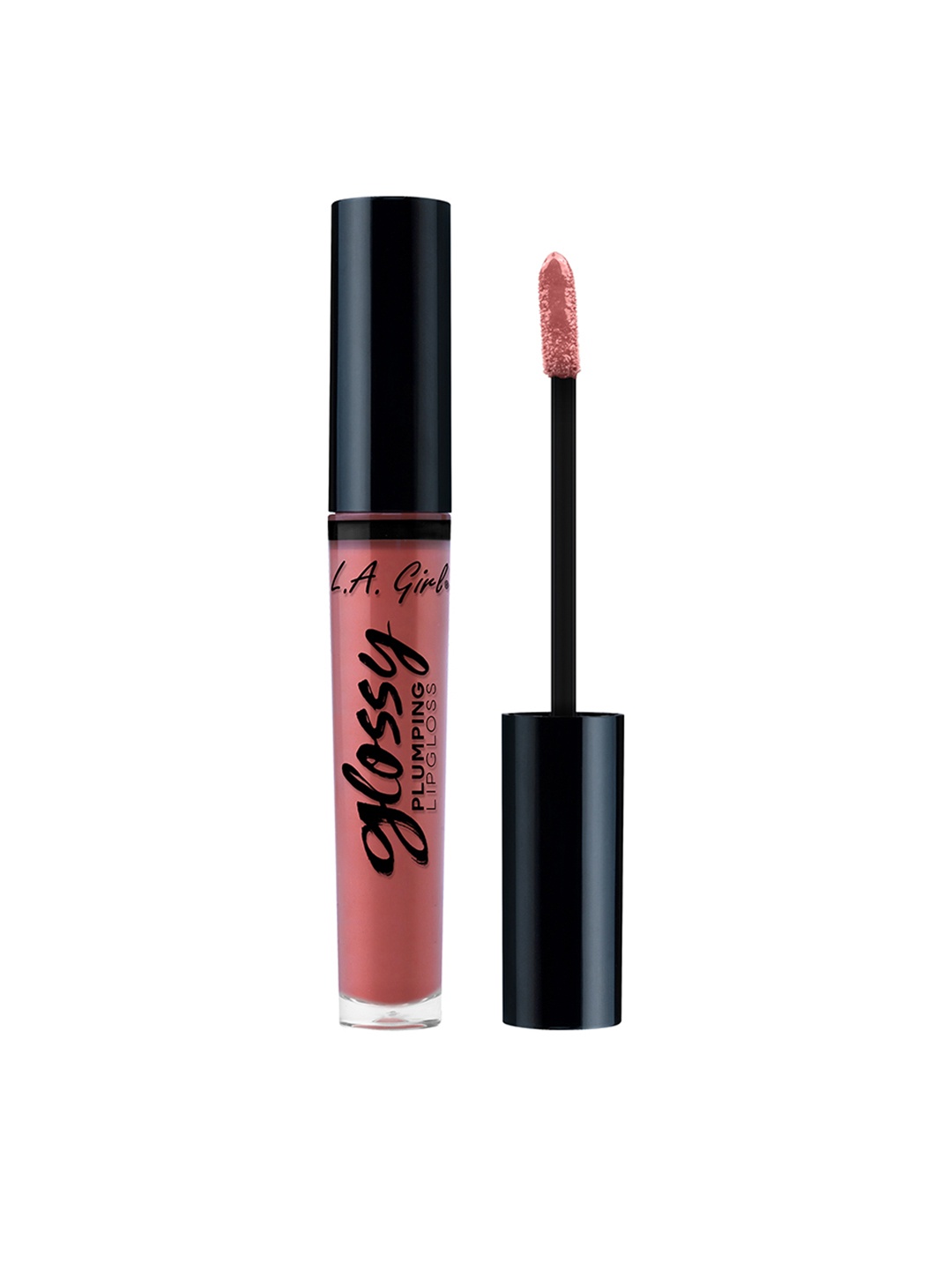 

L.A Girl Glossy Plumping Non-Sticky & High-Shine Lip Gloss with Aloevera 5ml - Flourish, Pink