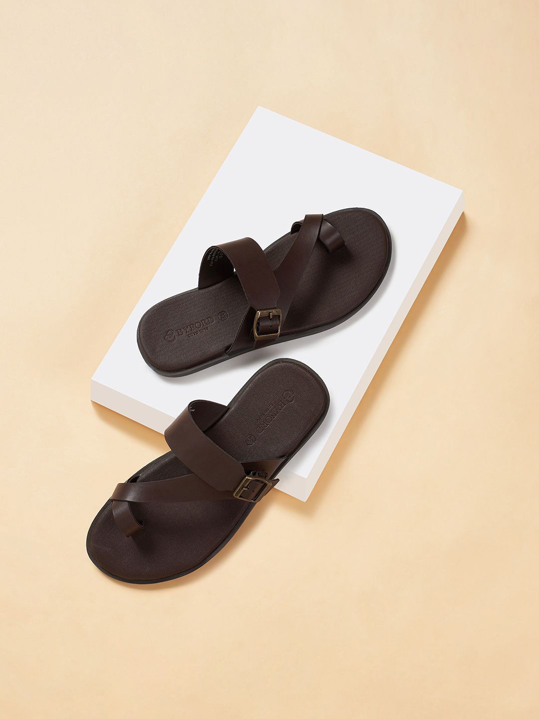 

BYFORD by Pantaloons Men Slip-On Comfort Sandals, Brown