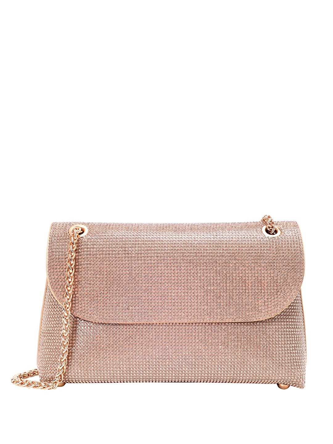 

Lino Perros Embellished PU Shoulder Bag, Champagne