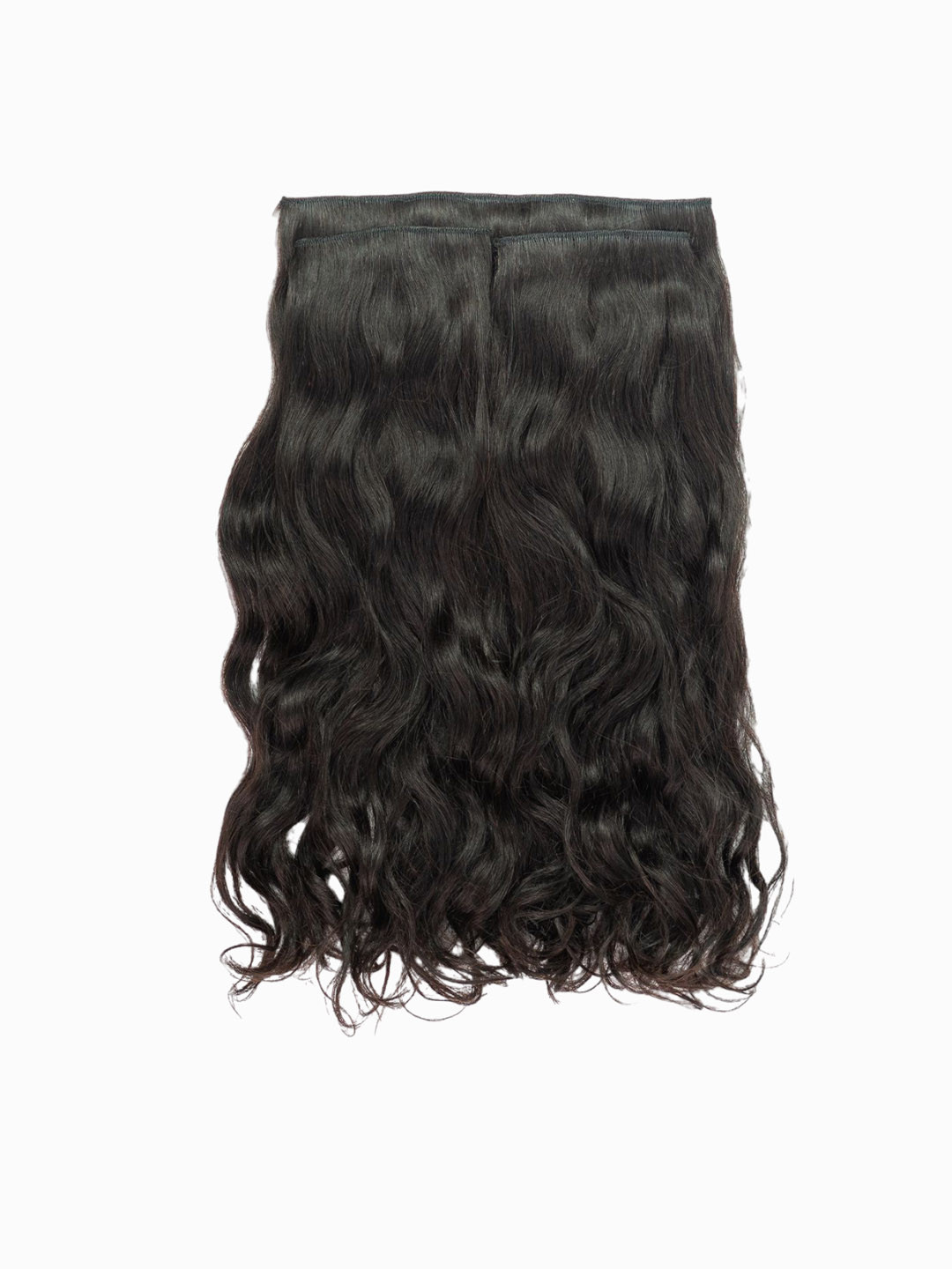 

GEMERIA HAIR Set Of 3 Clip-In Wavy Locks Hair Extension - 28 Inch - Natural Black Brown