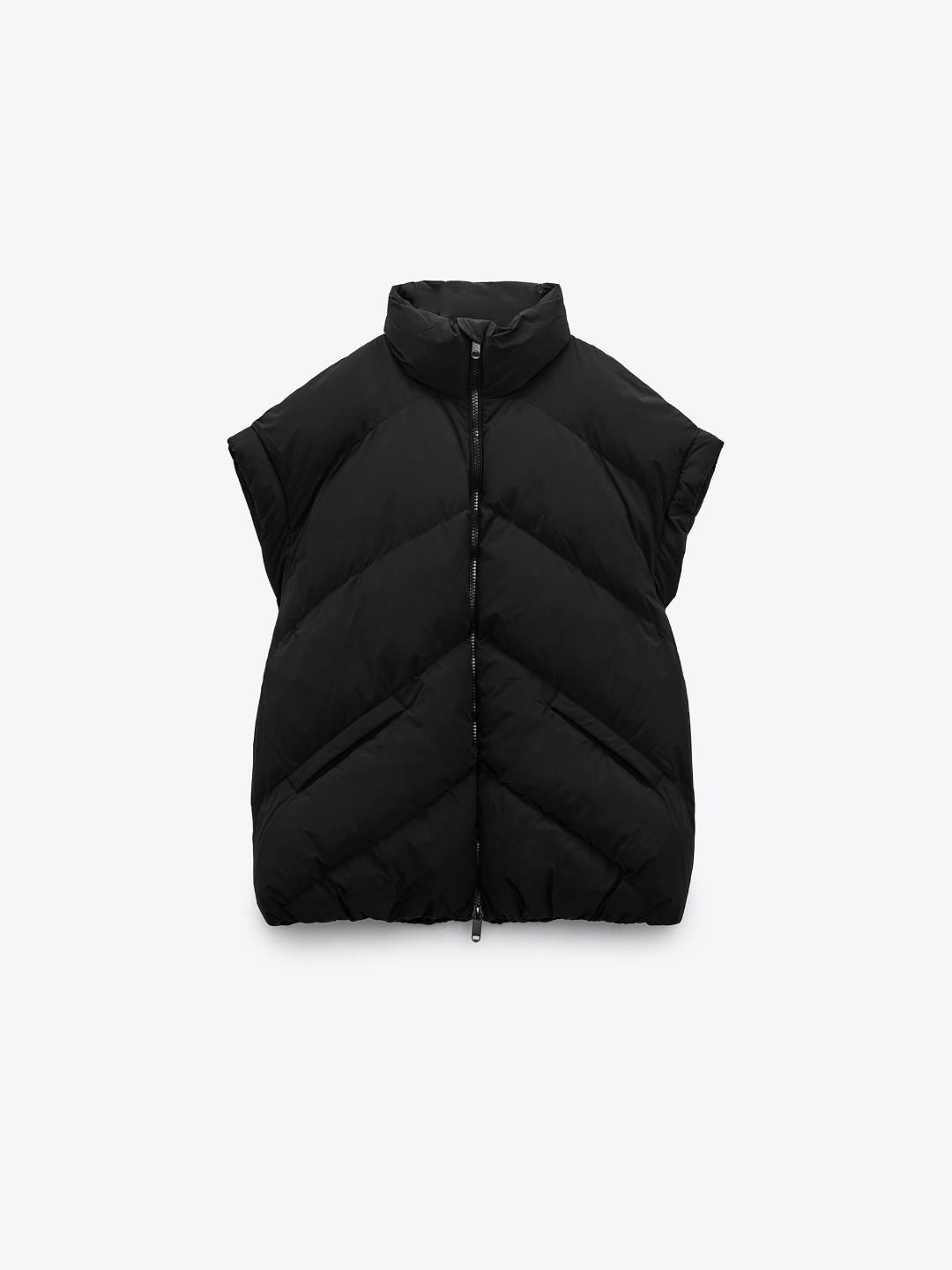 

ZARA Women Black Waistcoat