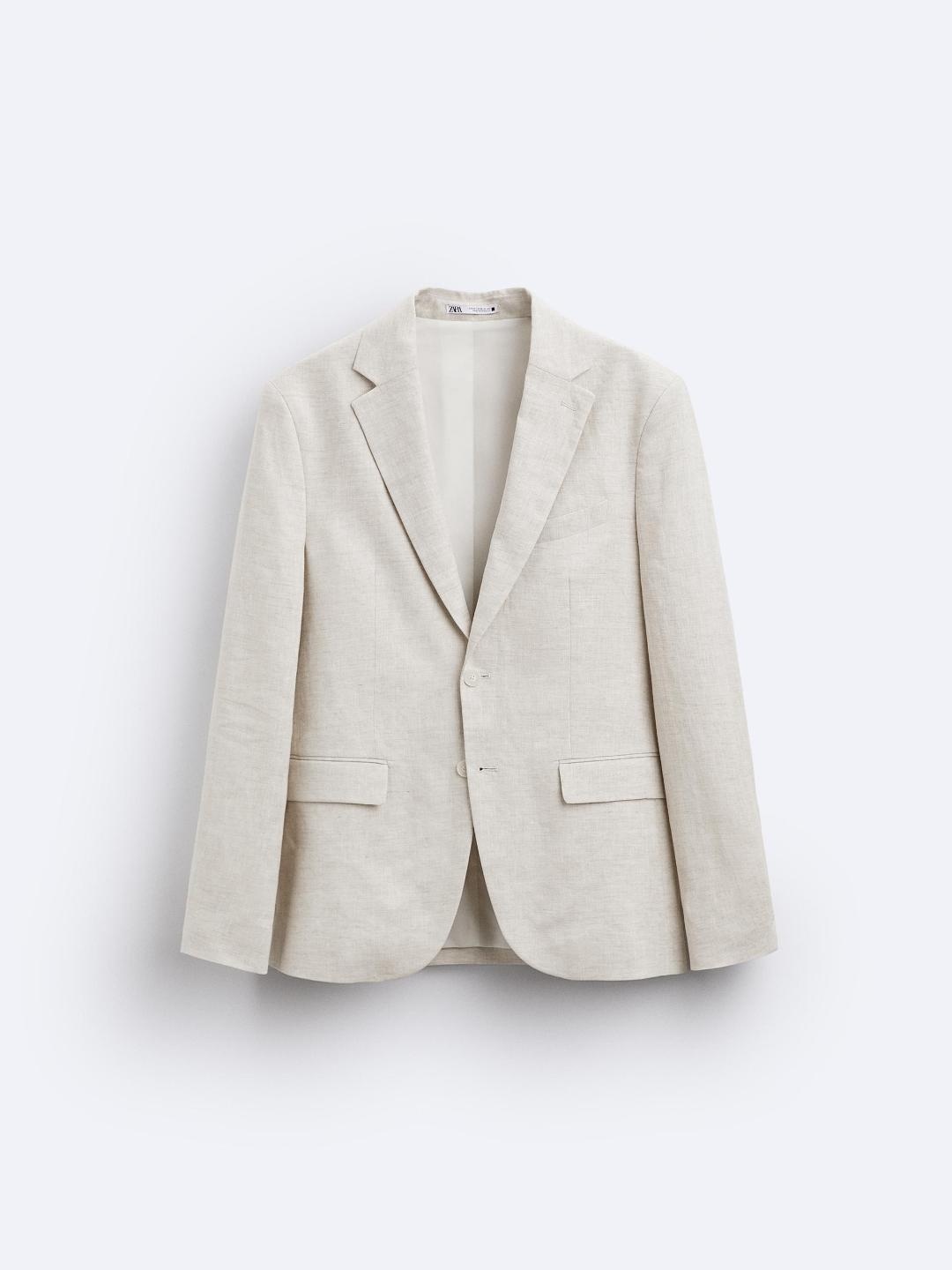 

ZARA Men Beige Blazers