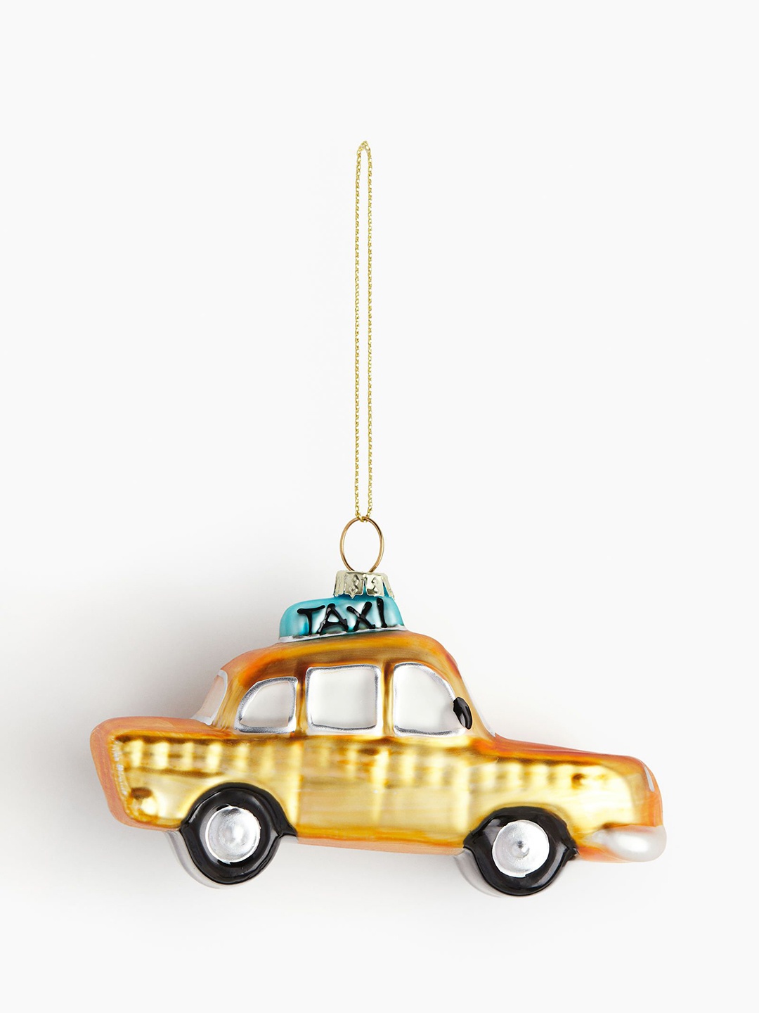 

H&M Yellow Large Glass Decoration