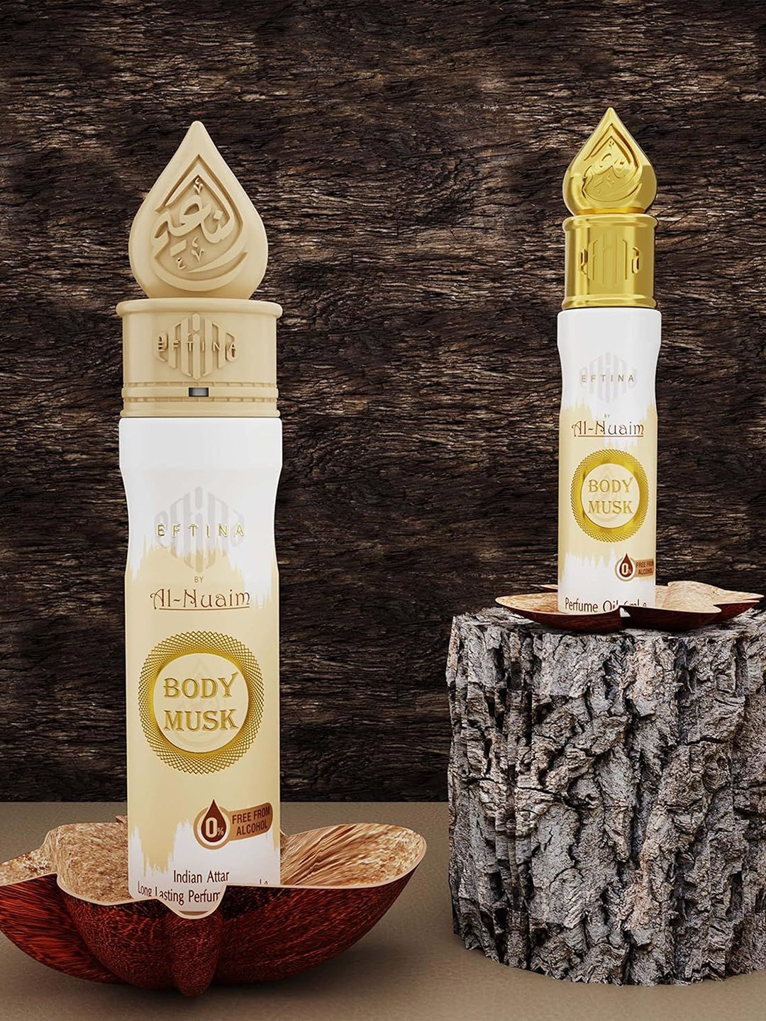 

Al-Nuaim Body Musk Alcohol-Free Long Lasting Attar - 6 ml, White