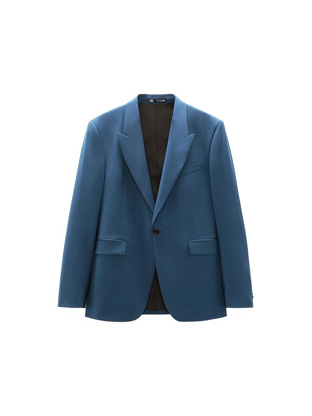 

ZARA Men Blue Blazers
