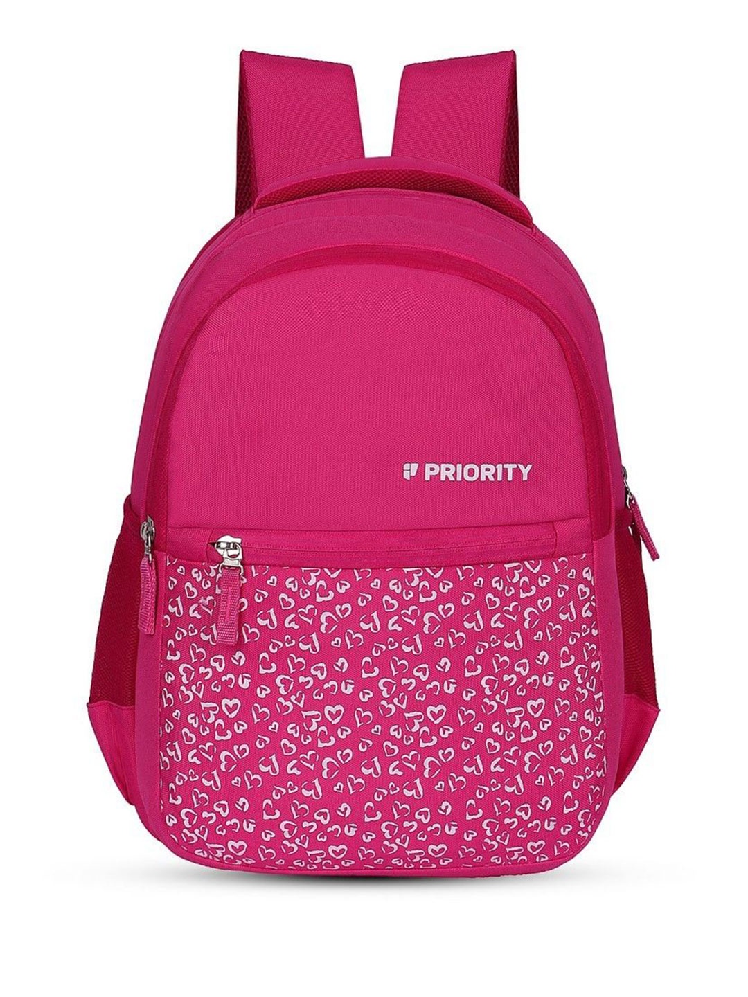 

Priority Girls Printed Typography Backpack, Pink