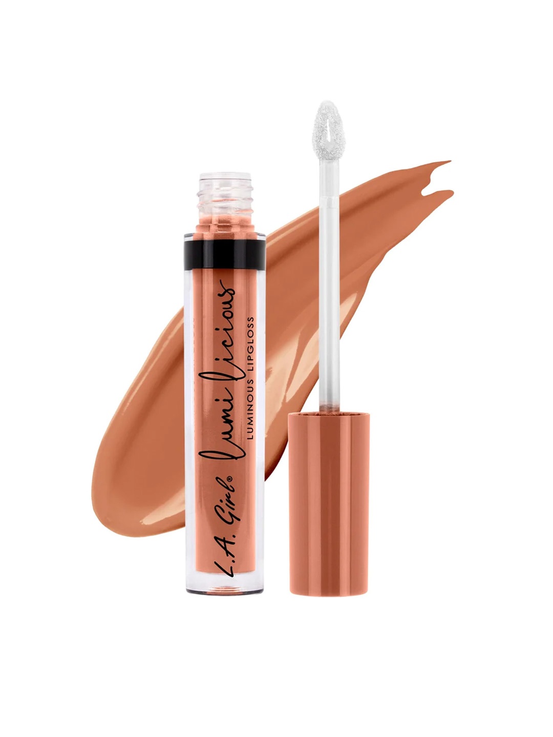 

L.A Girl Paraben Free & Vegan Lumilicious Hydrating Luminous Lip Gloss 3 ml - Chill, Brown