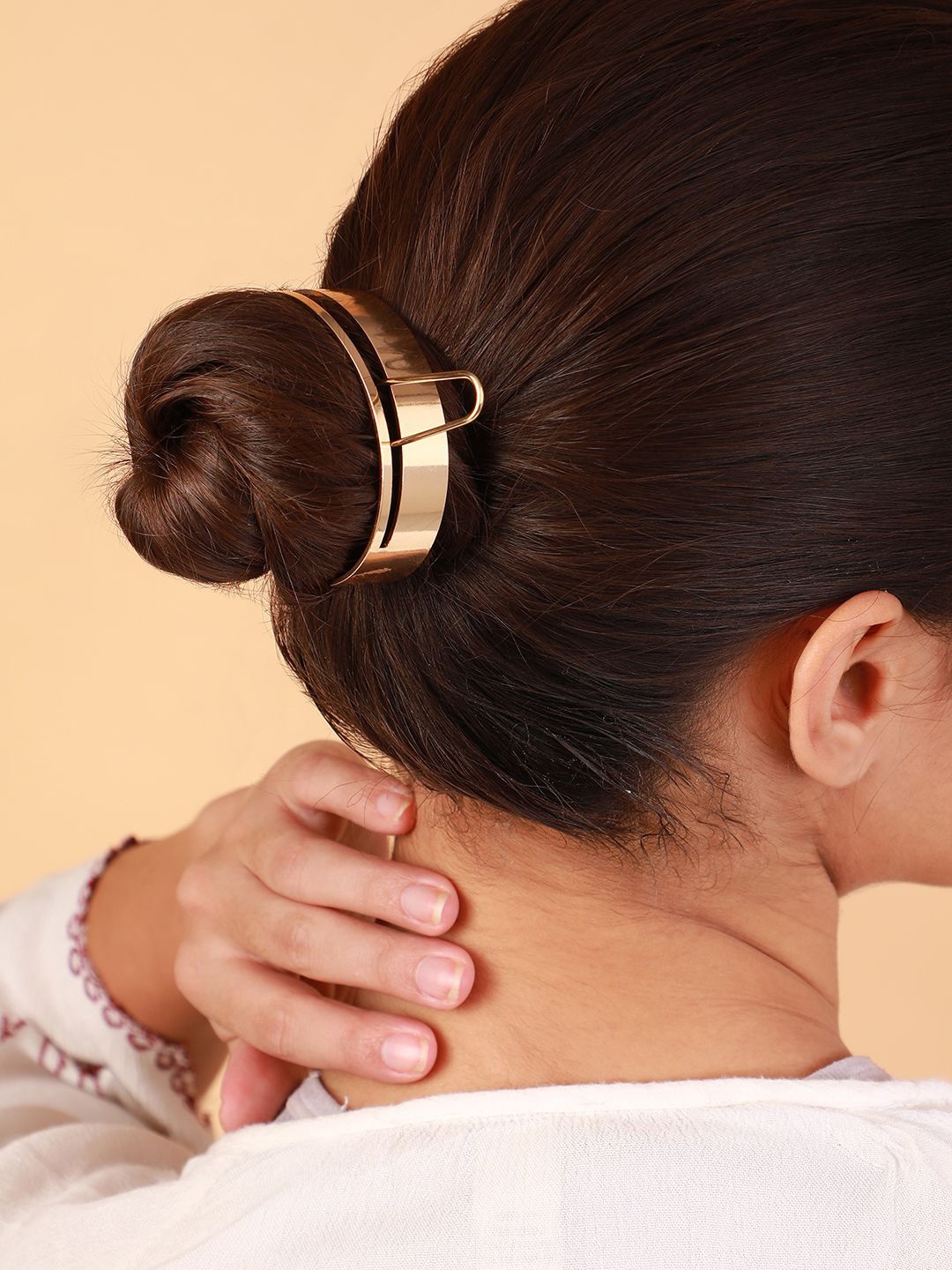

SOHI Women Set of 2 U Hair Pins, Gold