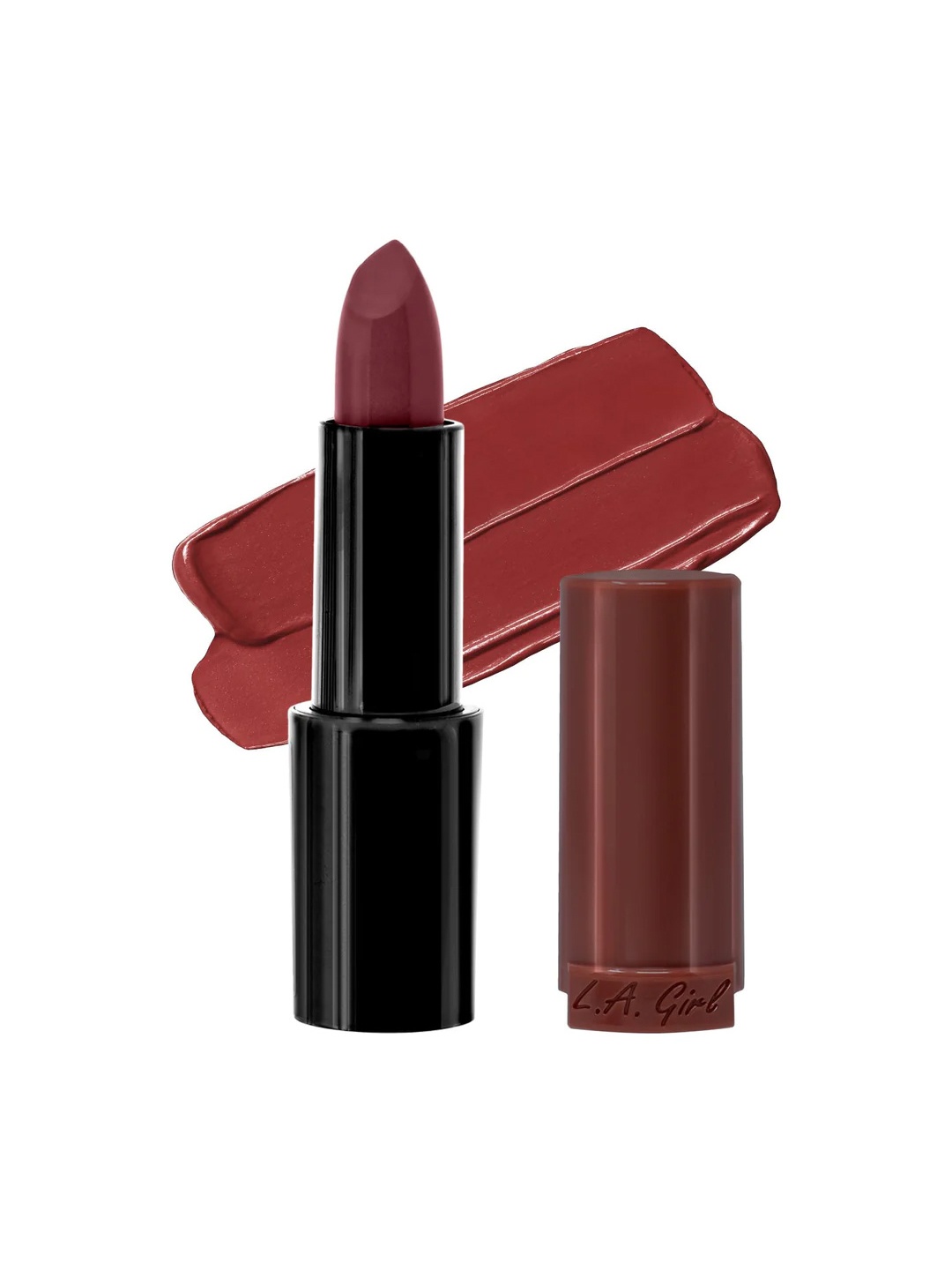 

L.A Girl Pretty & Plump Creamy Lipstick with Vitamin E & Shea Butter - First Love, Mauve