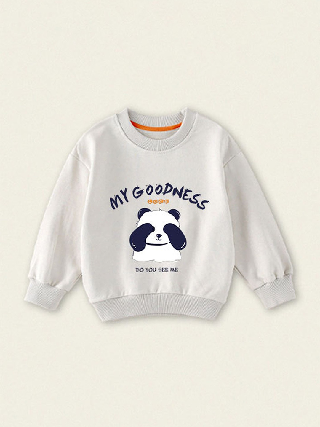 

LULU & SKY Girls Graphic Printed Sweatshirt, White