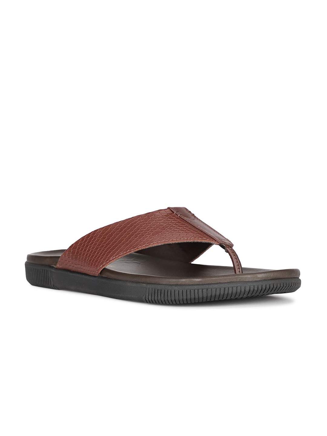 

Hush Puppies Men Thong Flip-Flops, Brown