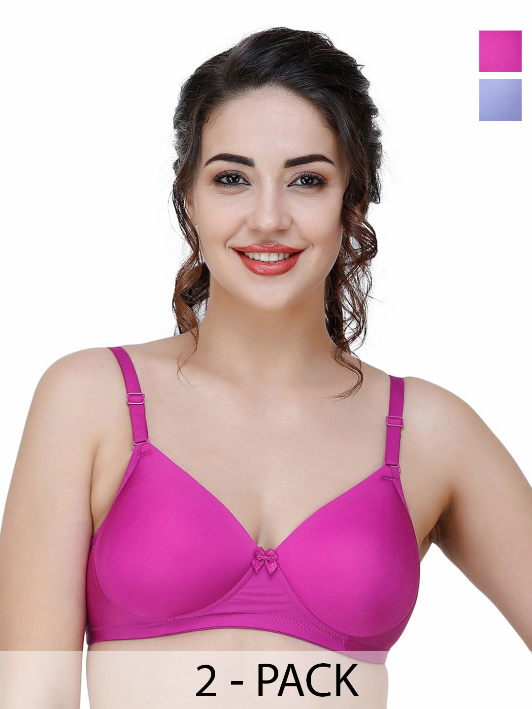 

College Girl Bra Full Coverage Lightly Padded, Blue