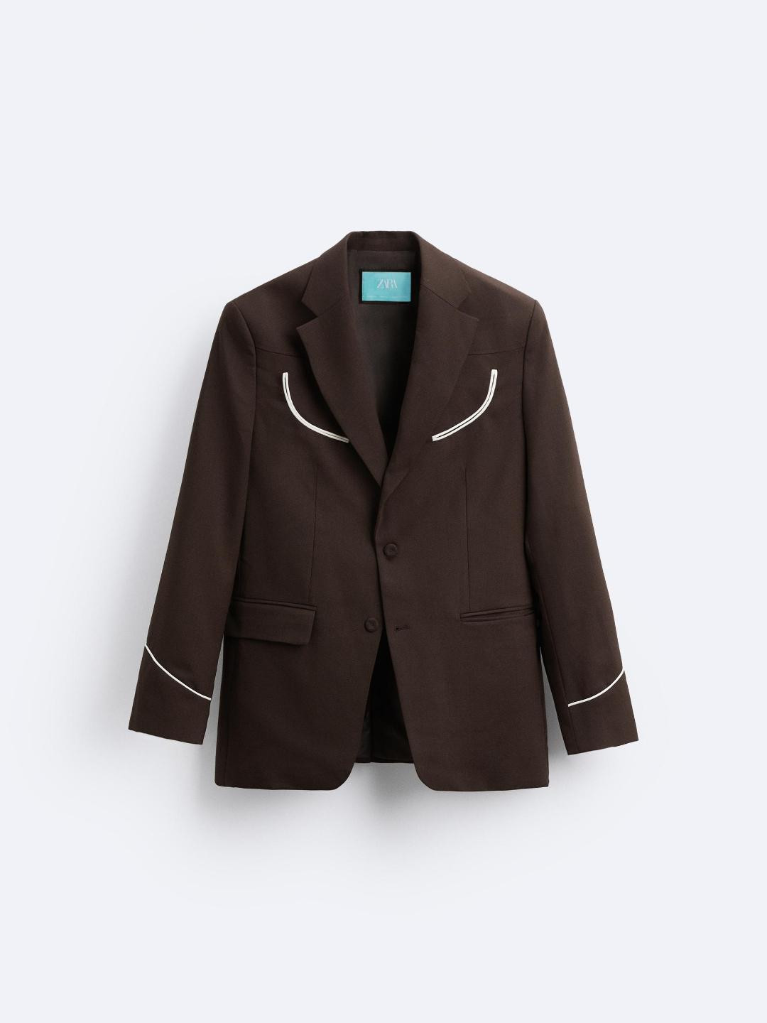 

ZARA Men Brown Blazers