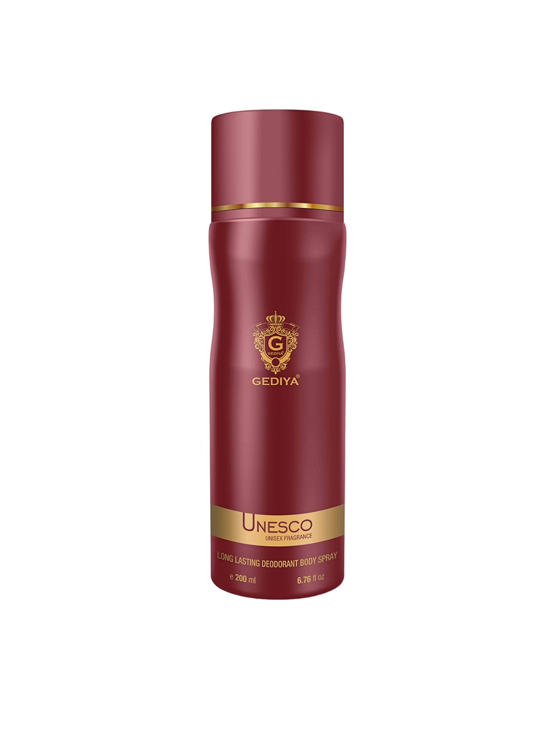 

GEDIYA Unesco Long Lasting Deodorant Spray - 200ml, Maroon