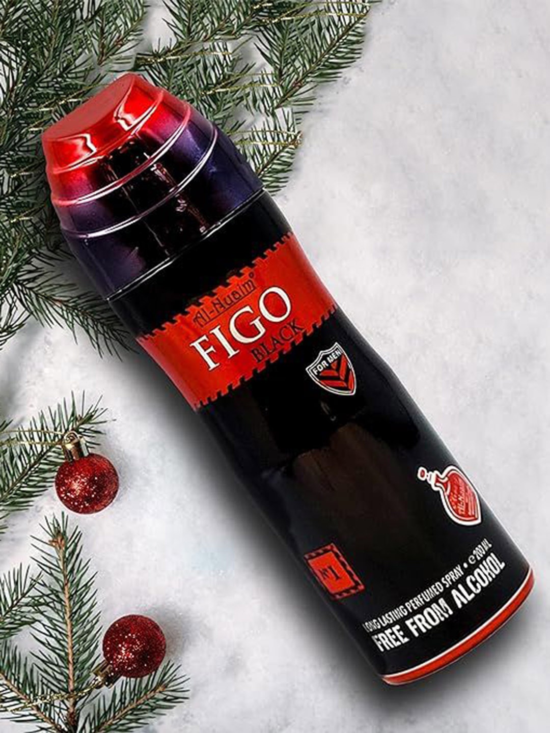 

Al-Nuaim Figo Black Set Of 4 Alcohol Free Deodorant - 200 ml Each, Multi