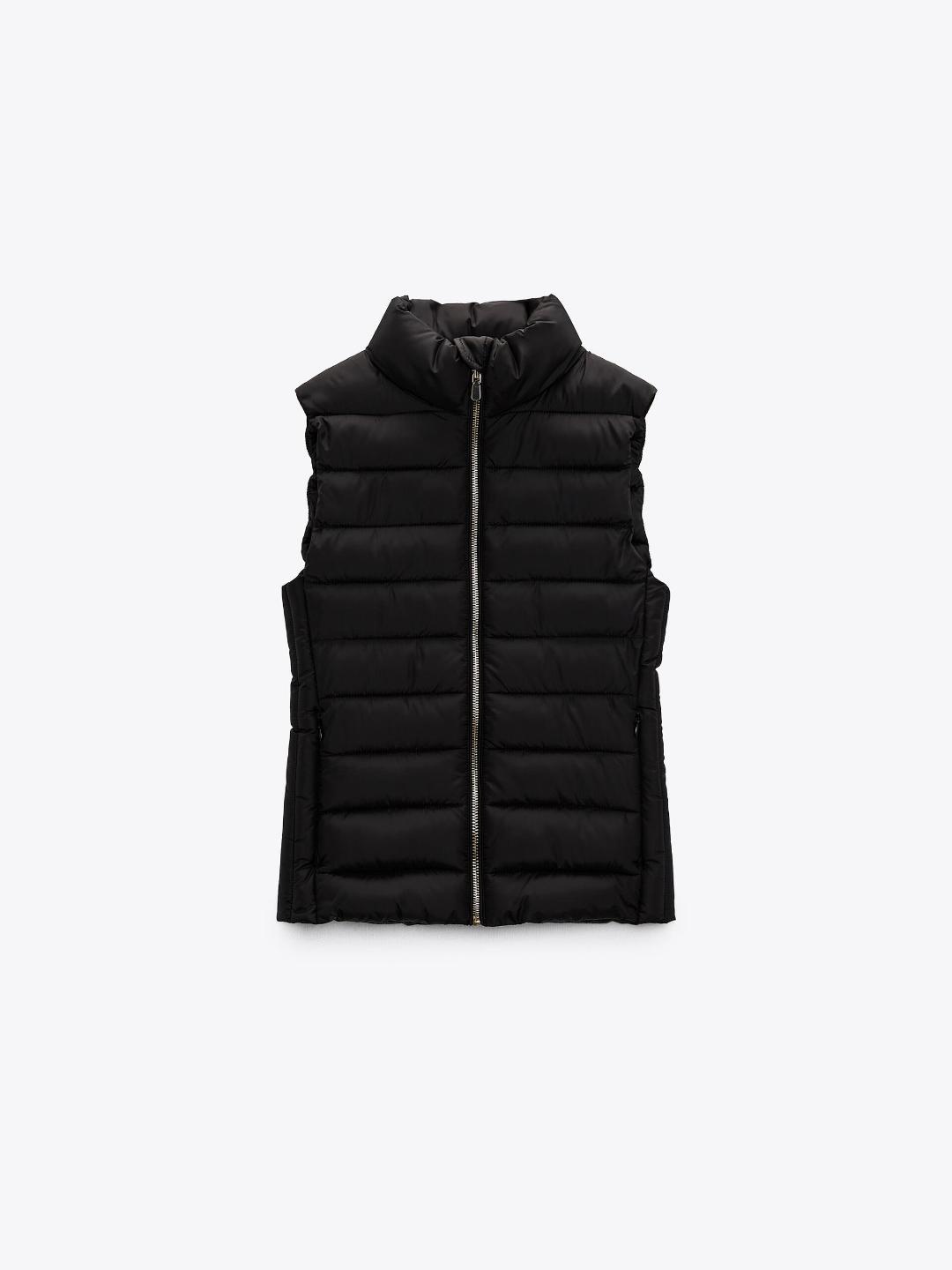 

ZARA Women Black Waistcoat