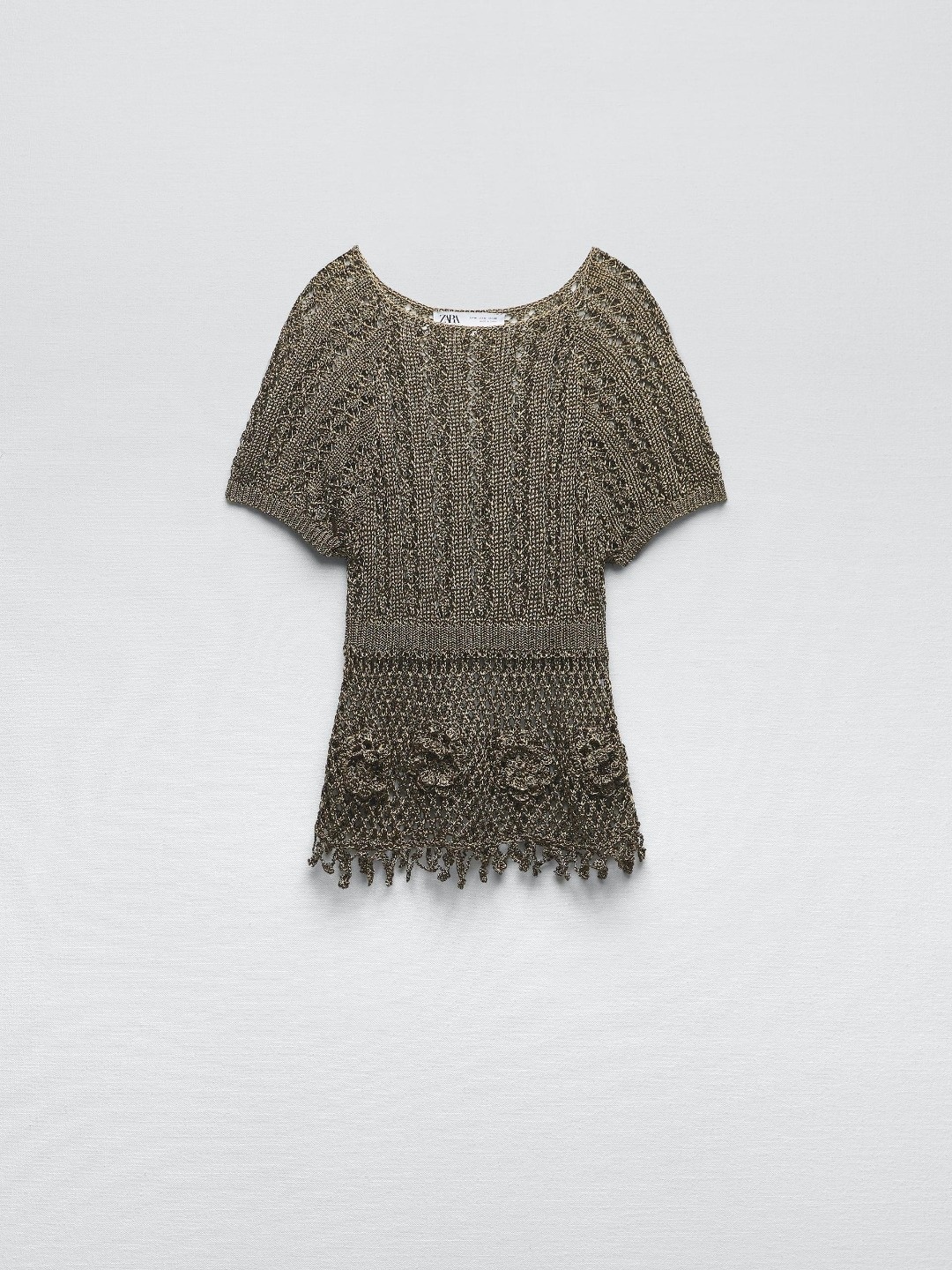 

ZARA Adults-Women Tops, Gold