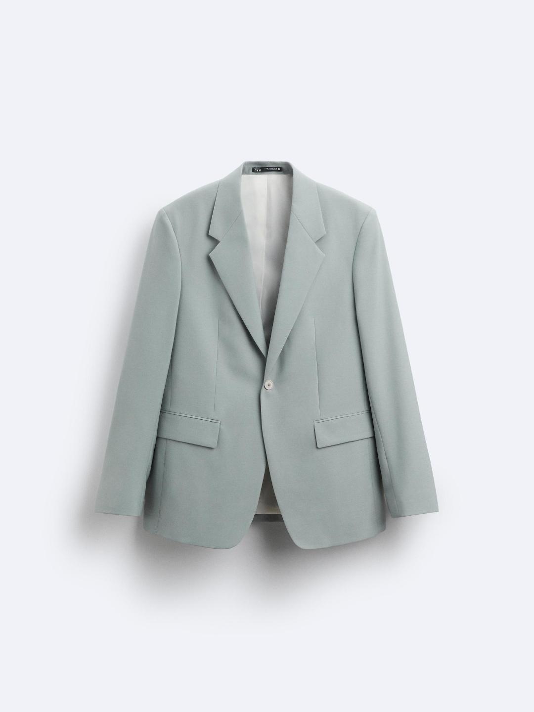 

ZARA Men Grey Blazers