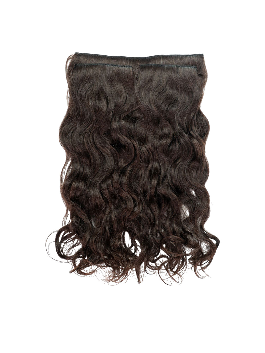 

GEMERIA HAIR Set Of 3 Clip-In Wavy Locks Hair Extension - 16 Inch - Dark Brown