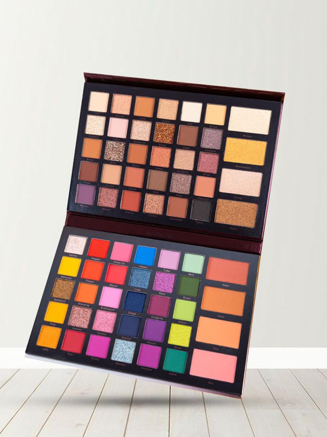 

INCOLOR Day & Night Makeup Palette Highlighter Blusher & Eyeshadow - 165 g, Multi