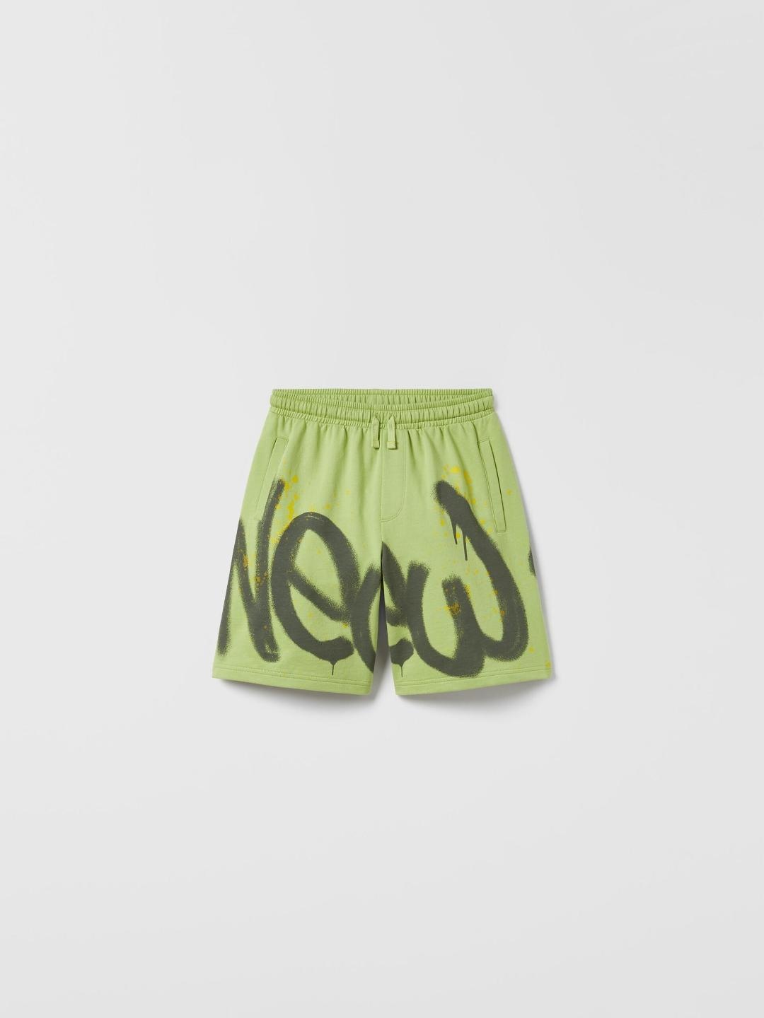 

ZARA Boys Green Shorts