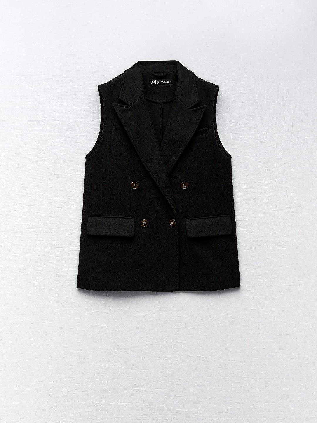 

ZARA Women Black Waistcoat