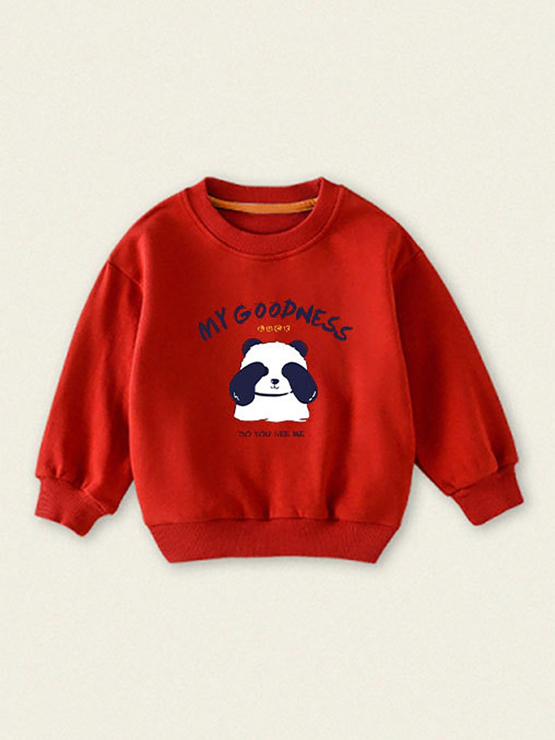 

LULU & SKY Girls winter cotton Sweatshirt, Red