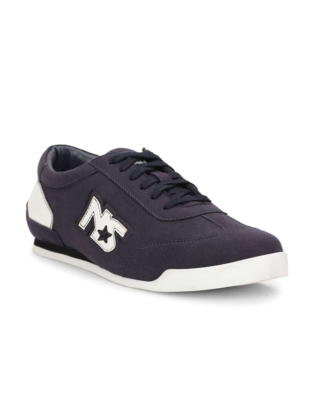 

North Star Men Textured Lace Up Sneakers, Navy blue