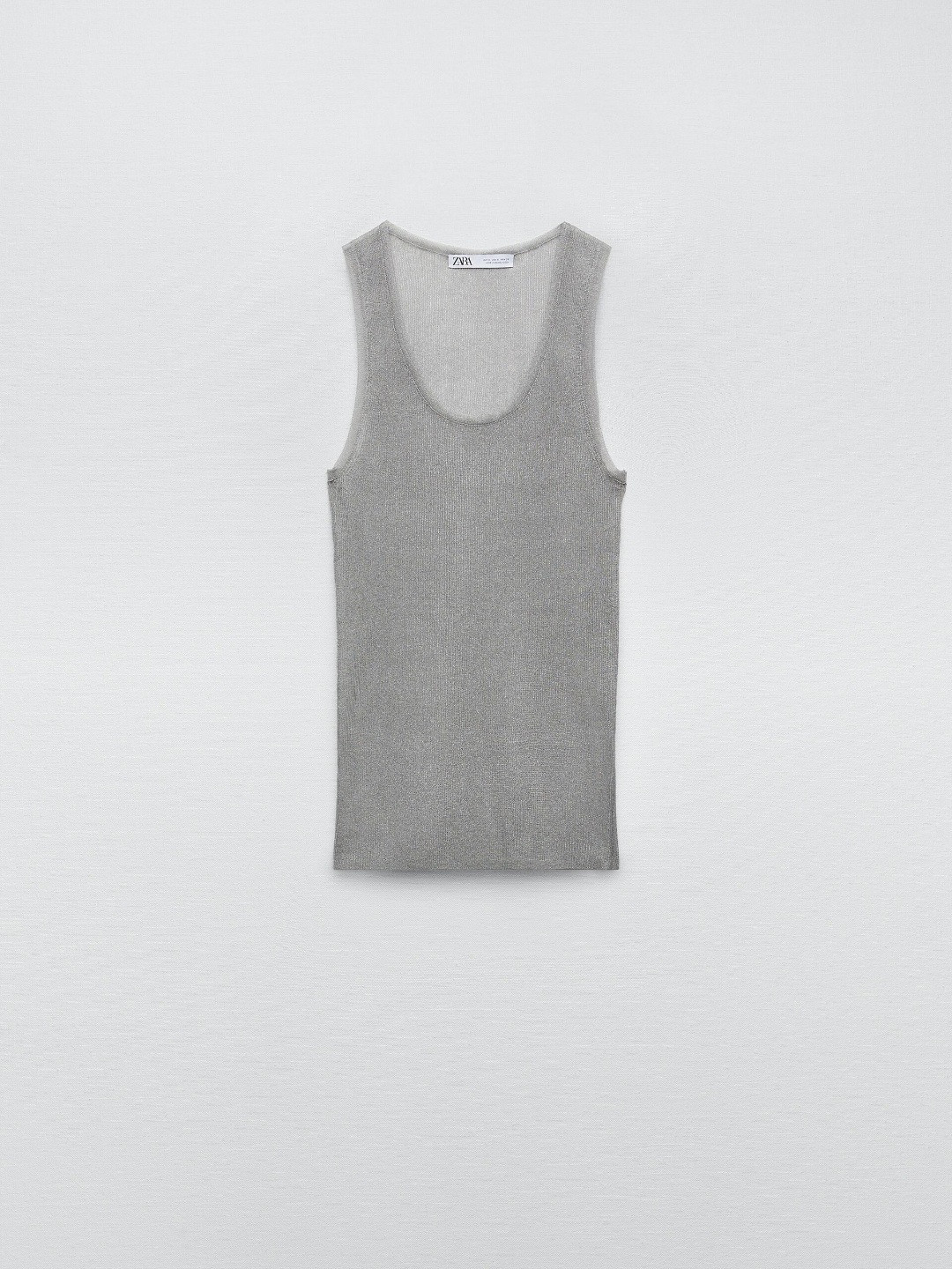 

ZARA Adults-Women Tops, Silver