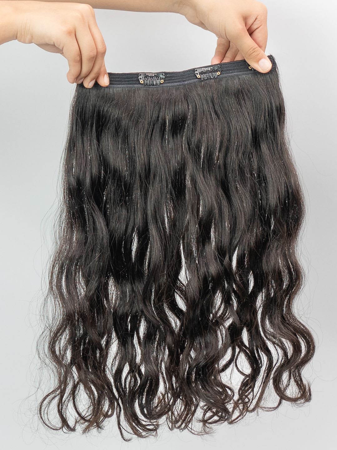 

GEMERIA HAIR Clip In Volumizer Hair Extension 22Inch - Natural Black Brown