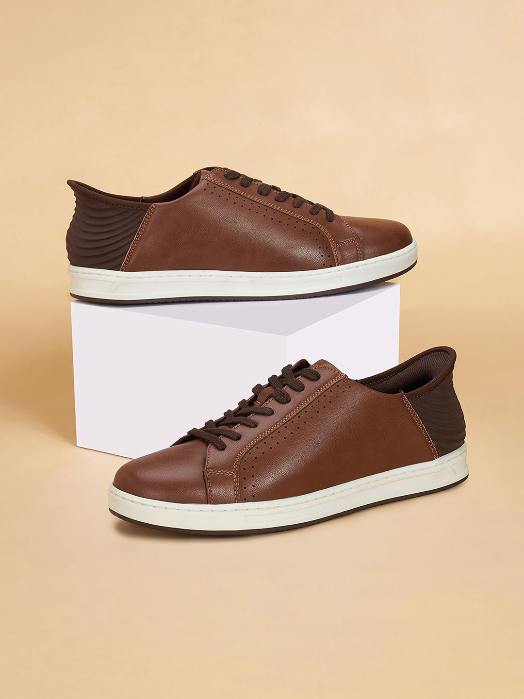 

BYFORD by Pantaloons Men PU Sneakers, Brown