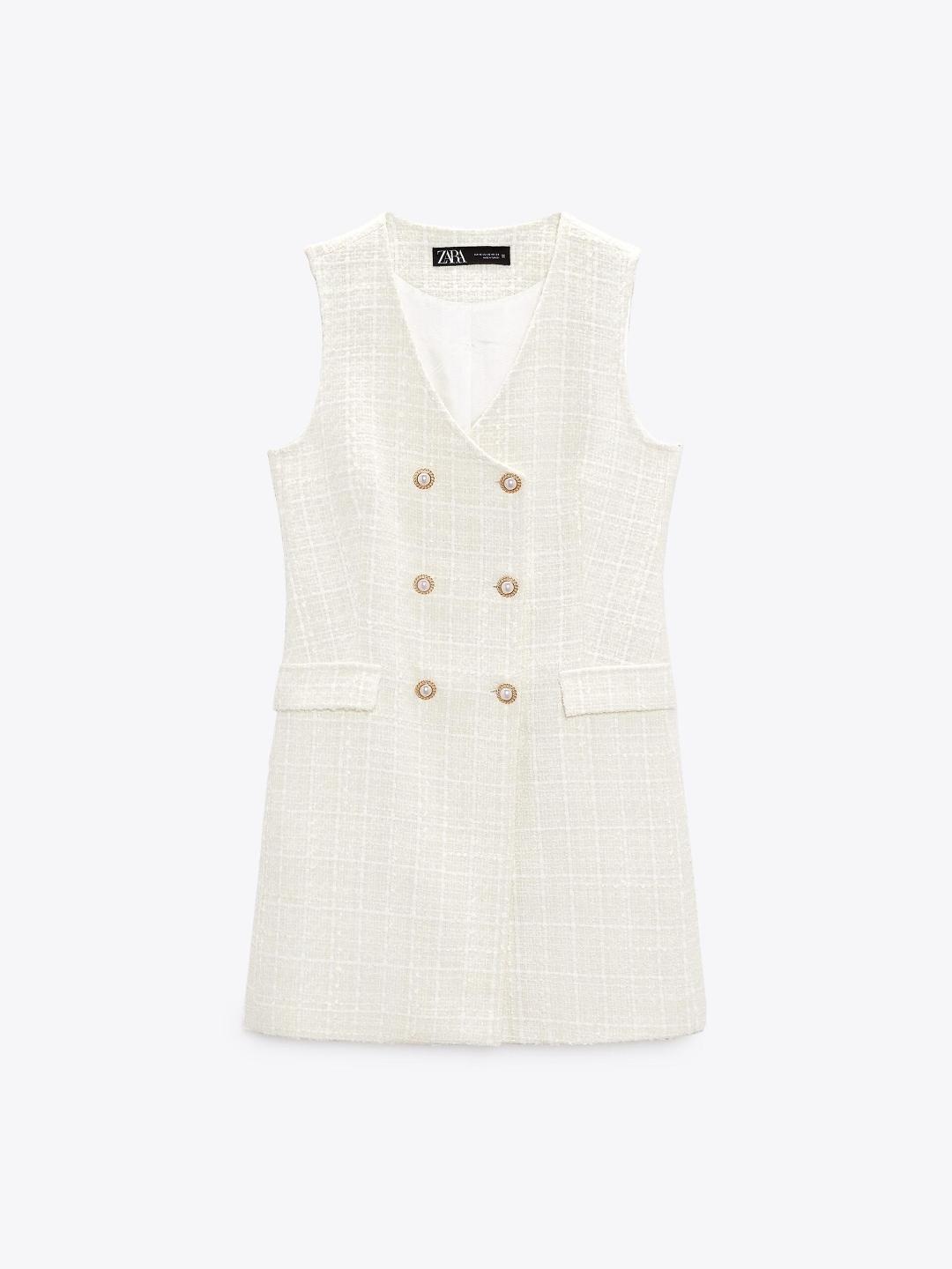 

ZARA Women White Waistcoat