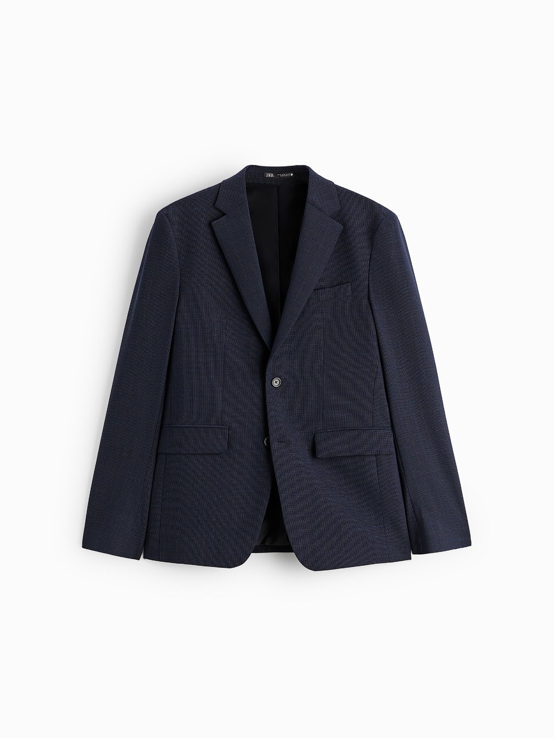 

ZARA Men Navy Blue Blazers