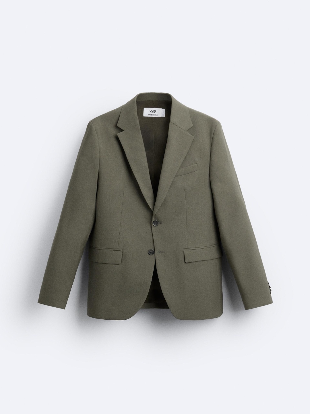 

ZARA Men Green Blazers