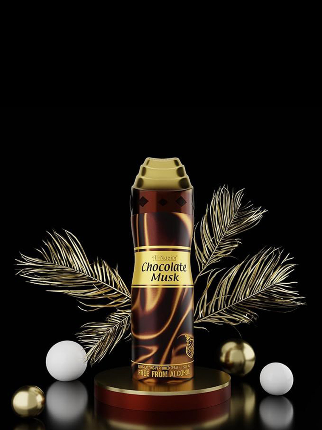 

Al-Nuaim Chocolate Musk Deodorant - 200 ml, Brown
