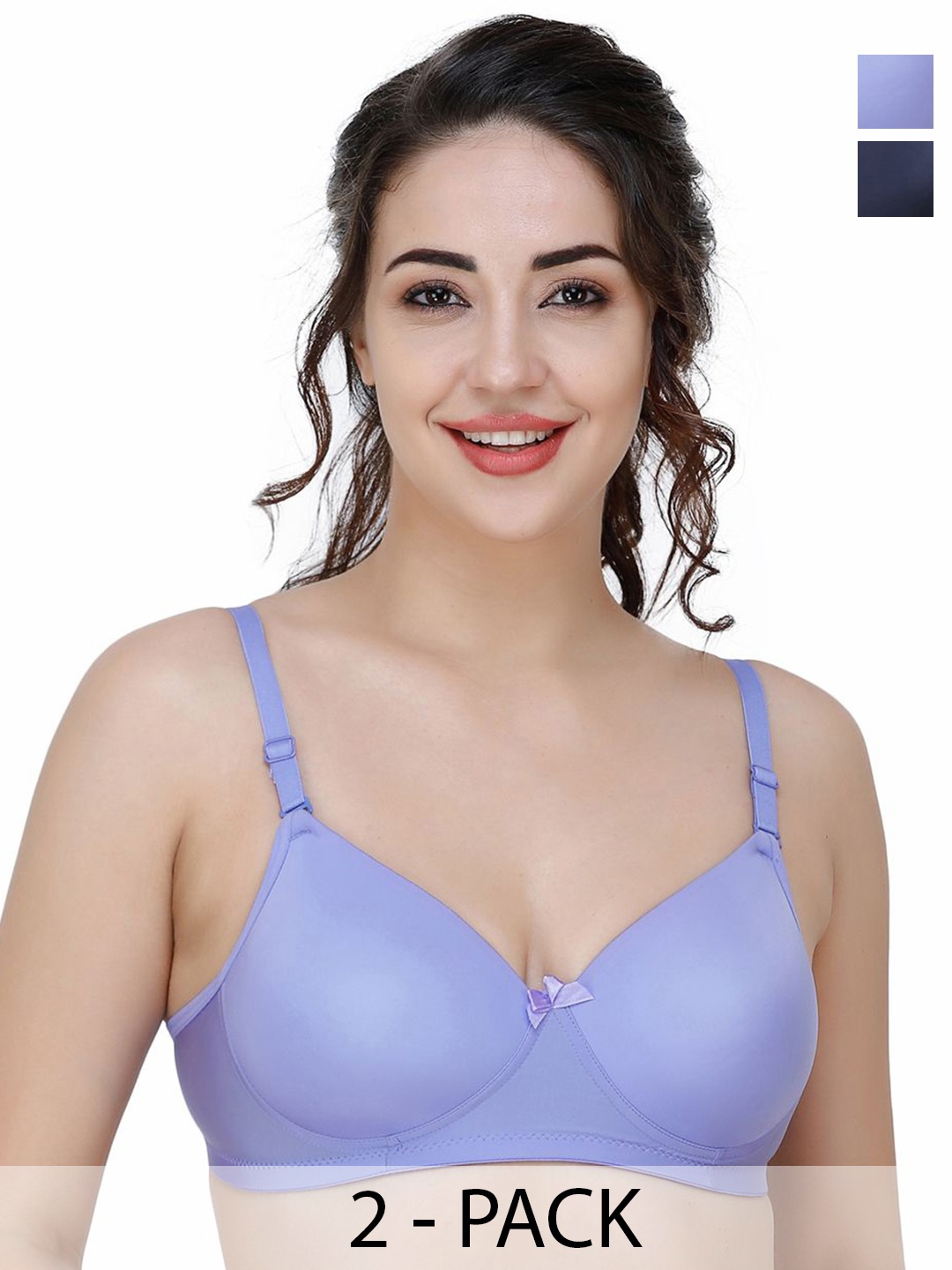 

College Girl Bra Full Coverage Lightly Padded, Blue