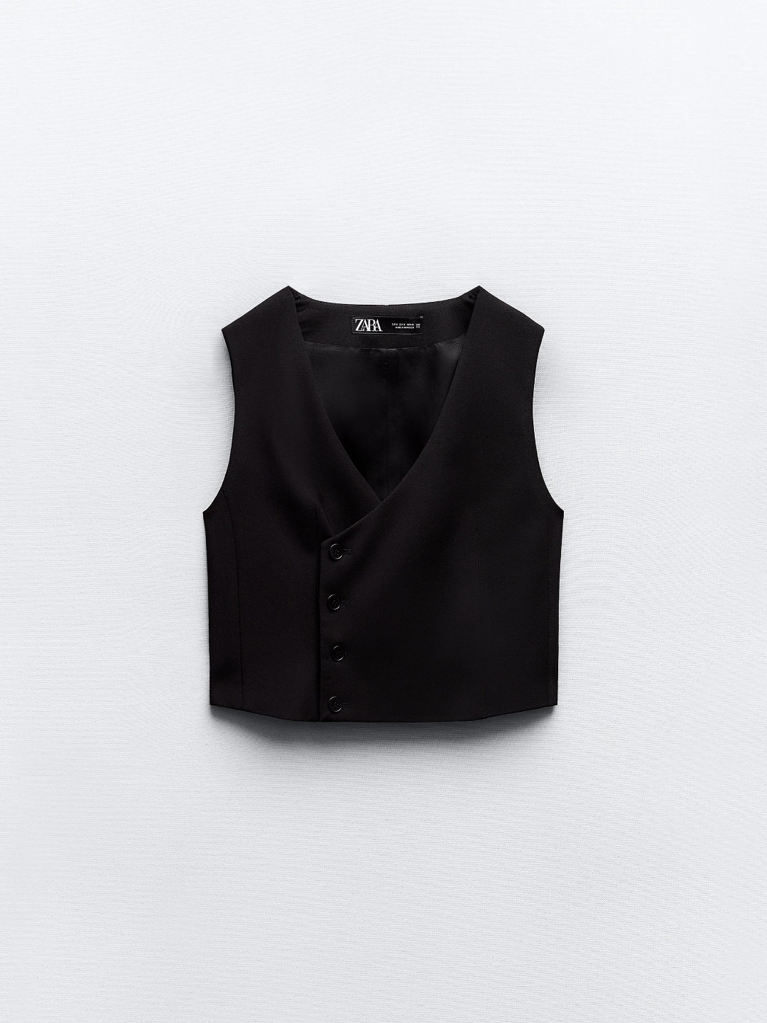 

ZARA Women Black Waistcoat