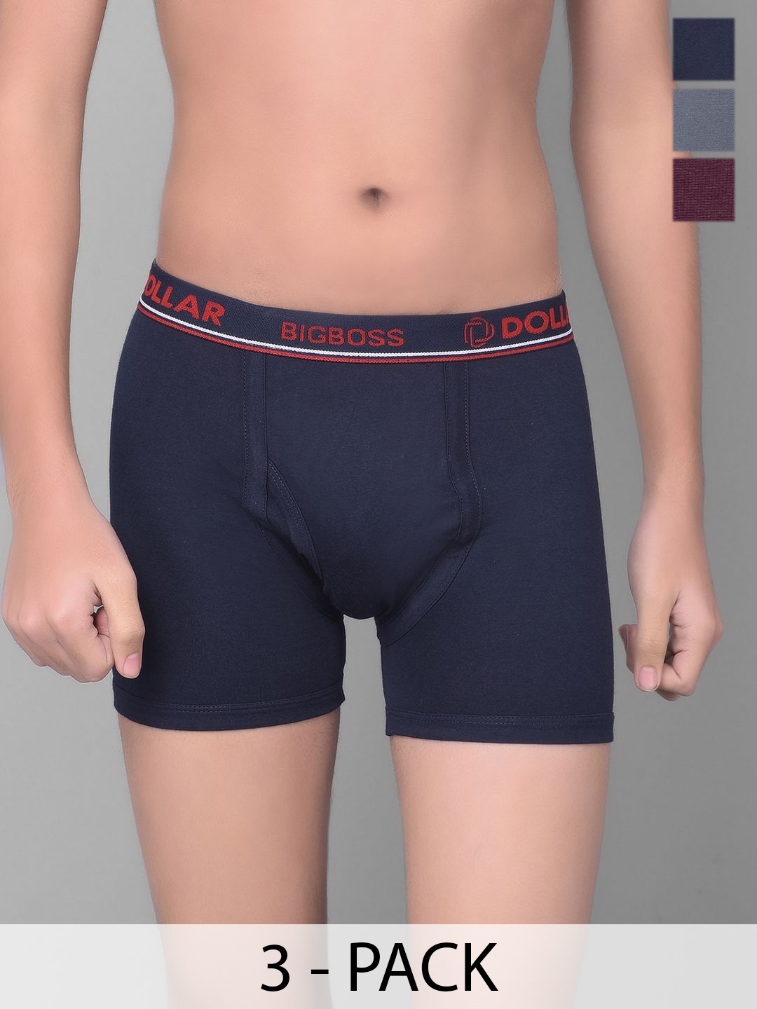 

Dollar Bigboss Boys Pack Of 3 Assorted Trunks MBKTR-03-LONG-PO3-CO2