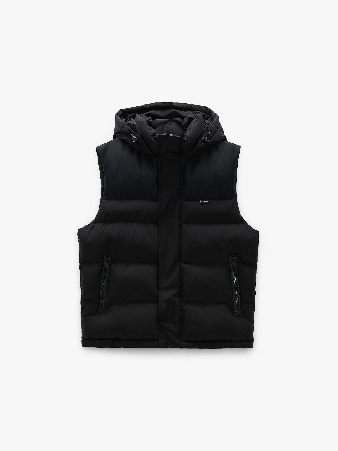 

ZARA Men Black Waistcoat