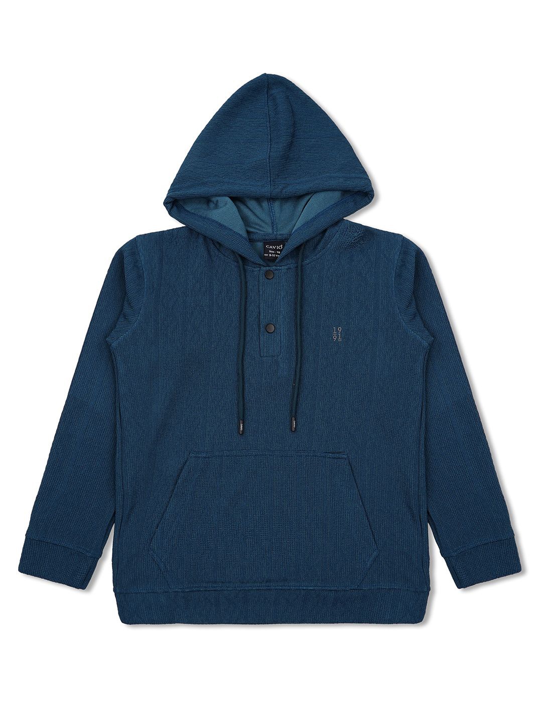 

CAVIO Boys Hooded Cotton Sweatshirt, Navy blue