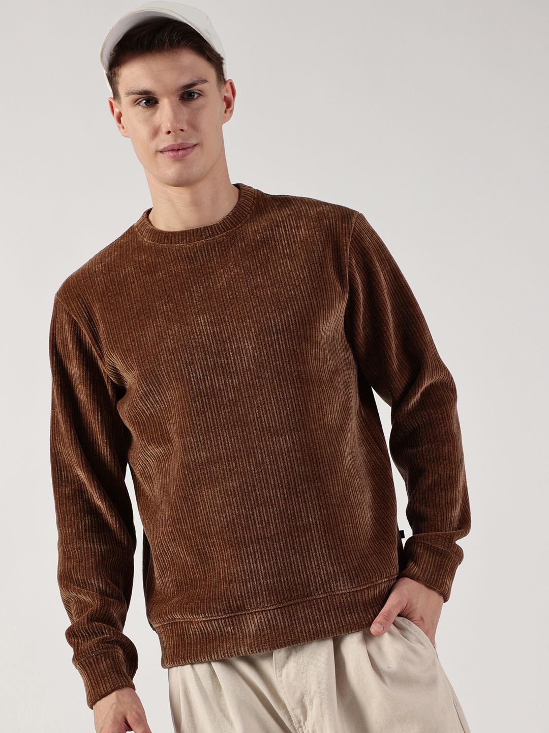 

Thomas Scott Mens winter Sweatshirt, Coffee brown